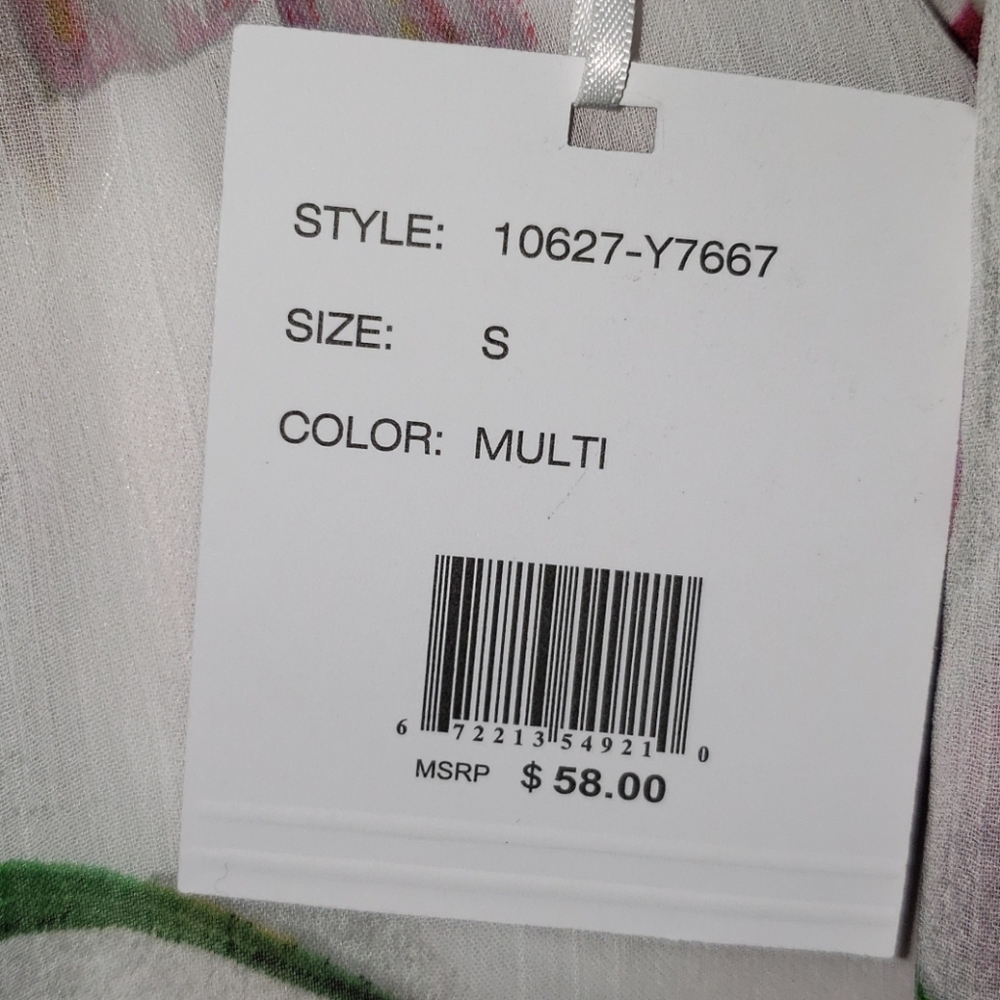 NWT SIONI Floral Halter Top Small - Picture 8 of 12